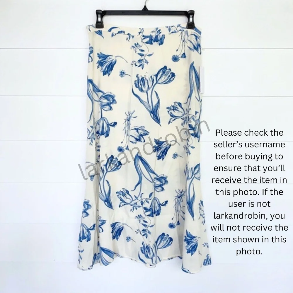 NEW Reformation Bea Skirt Lisse 12